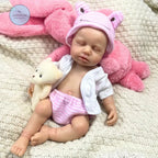 Image of Reborn Baby Dolls 2 Options Mini 33Cm Full Solid Silicone Reborn Baby