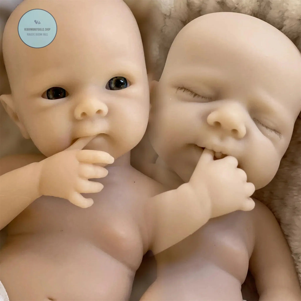 Image of Reborn Baby Dolls 2 Styles/Can Open Mouth 33Cm Unpainted Washable