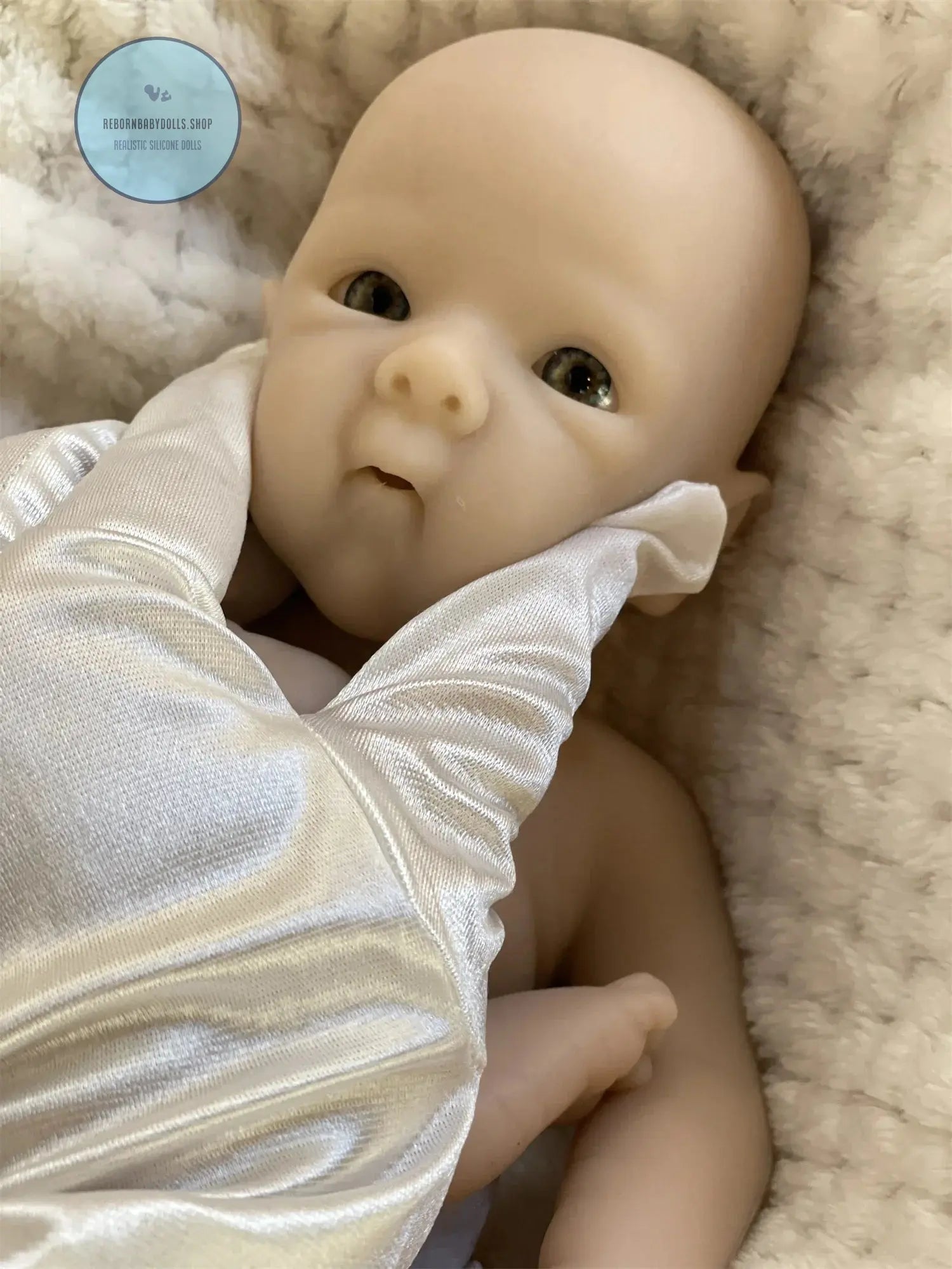 Image of Reborn Baby Dolls 2 Styles/Can Open Mouth 33Cm Unpainted Washable