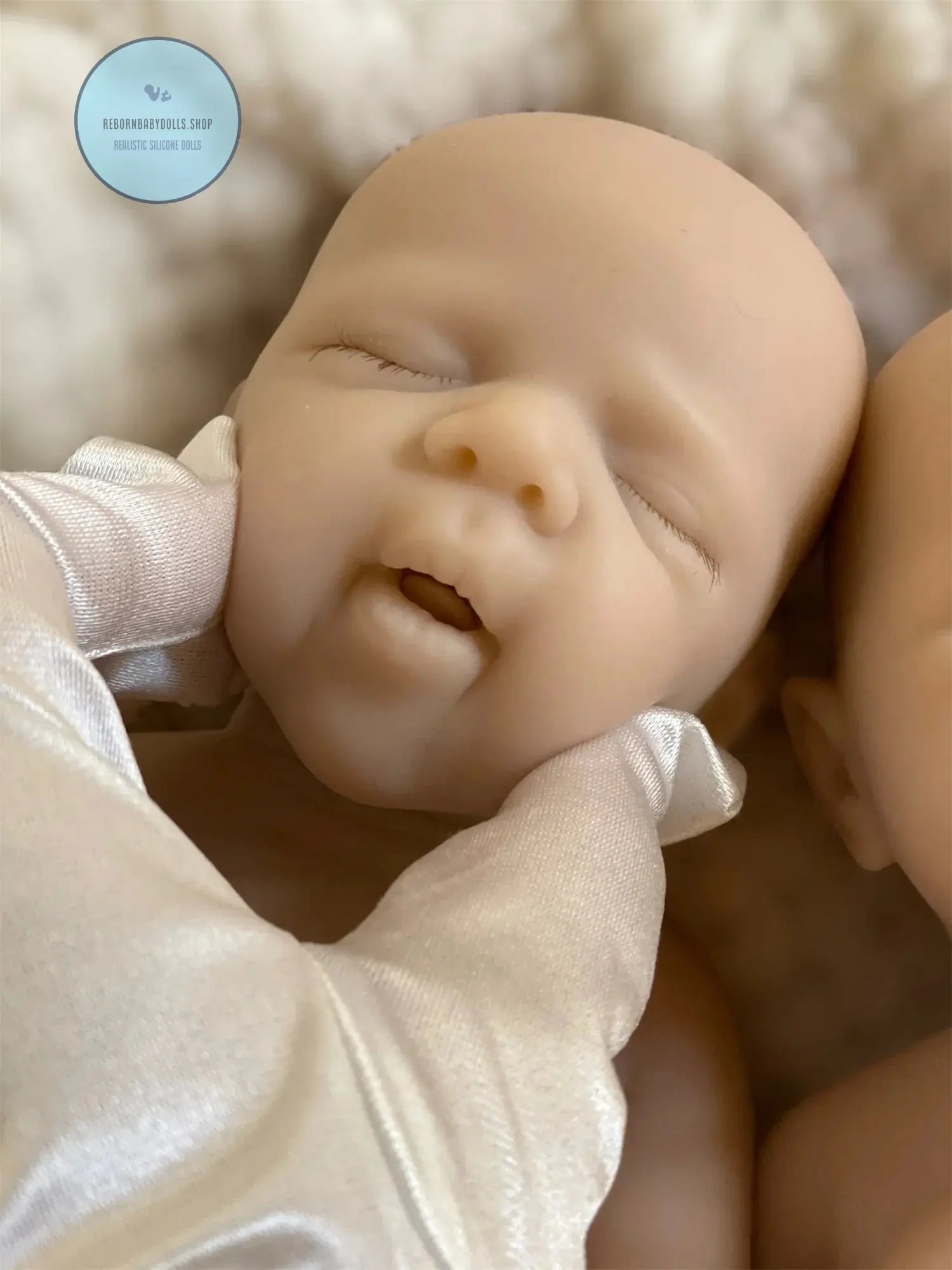 Image of Reborn Baby Dolls 2 Styles/Can Open Mouth 33Cm Unpainted Washable