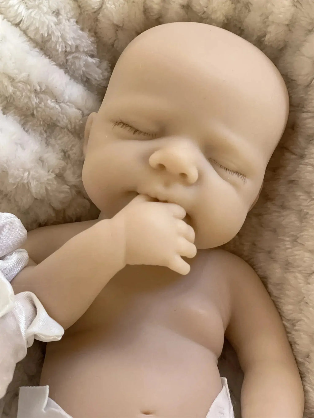 Image of Reborn Baby Dolls 2 Styles/Can Open Mouth 33Cm Unpainted Washable