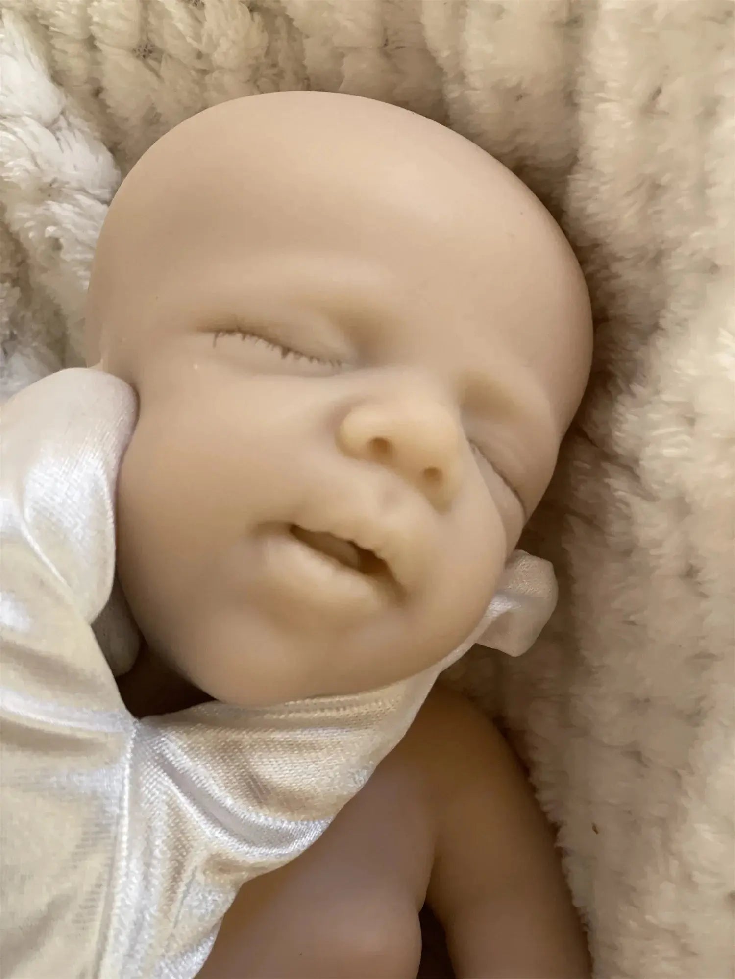 Image of Reborn Baby Dolls 2 Styles/Can Open Mouth 33Cm Unpainted Washable