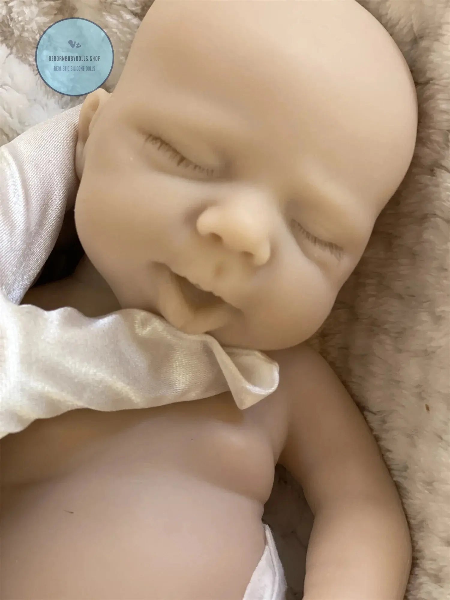 Image of Reborn Baby Dolls 2 Styles/Can Open Mouth 33Cm Unpainted Washable