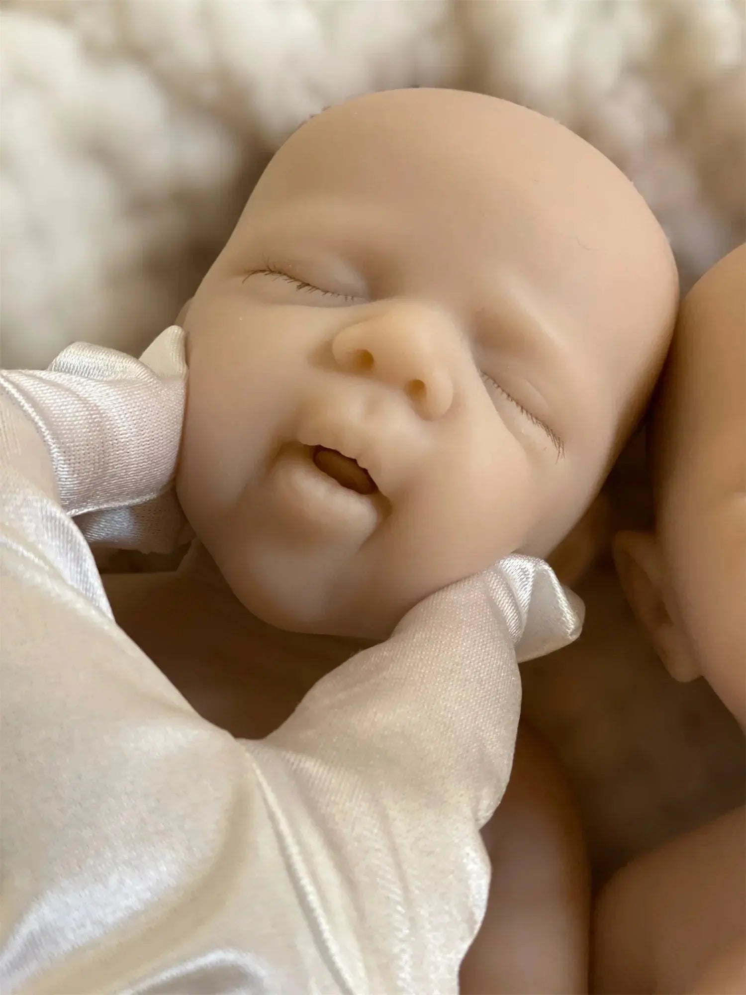 Image of Reborn Baby Dolls 2 Styles/Can Open Mouth 33Cm Unpainted Washable