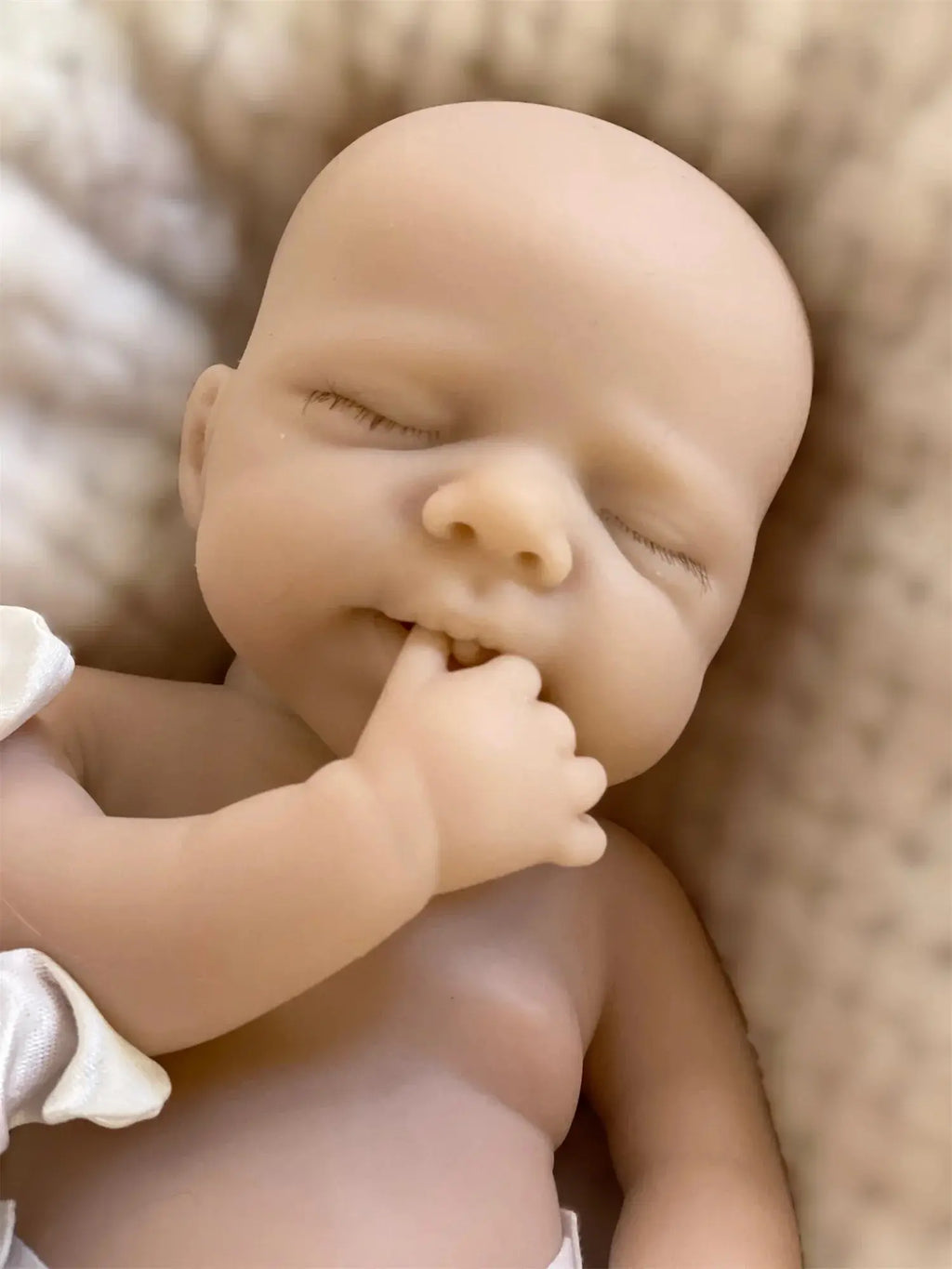 Image of Reborn Baby Dolls 2 Styles/Can Open Mouth 33Cm Unpainted Washable