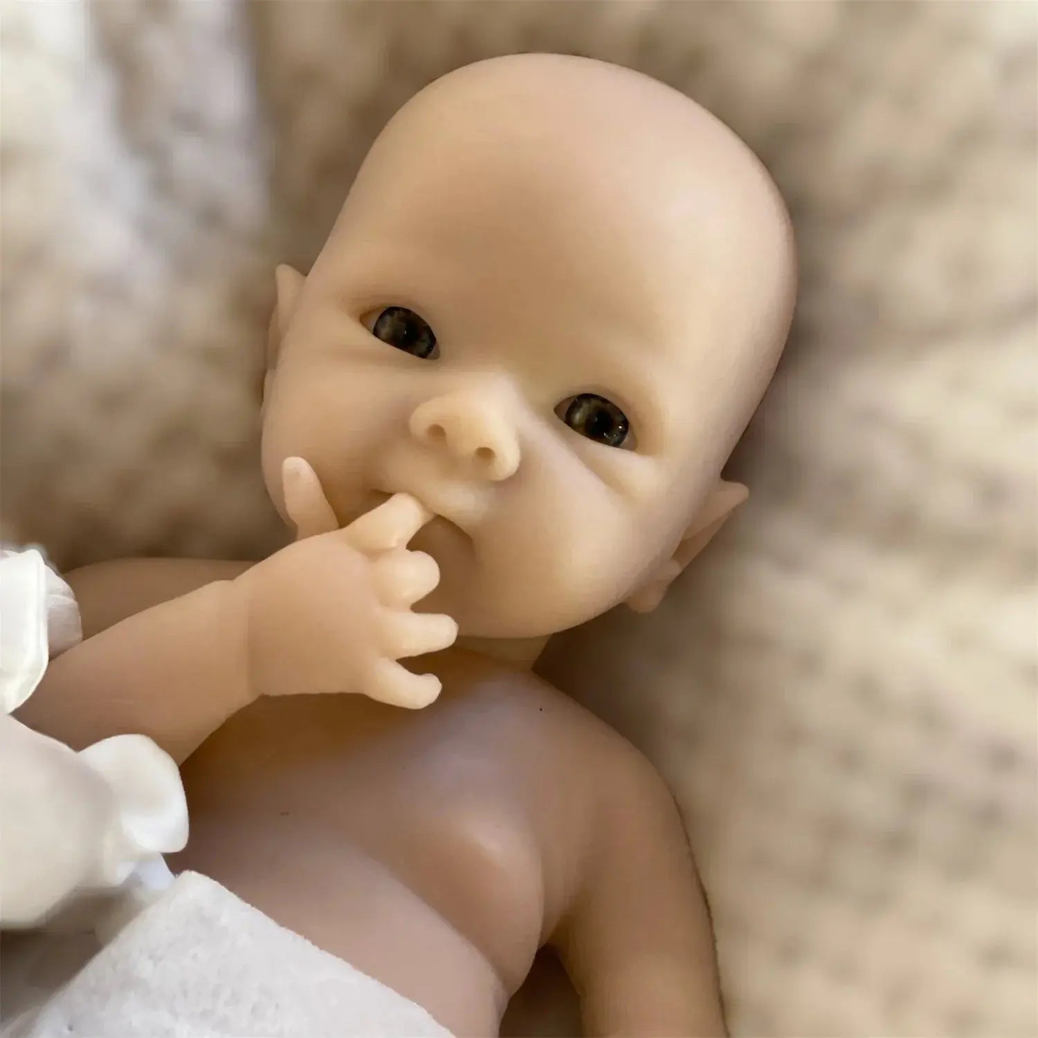 Image of Reborn Baby Dolls 2 Styles/Can Open Mouth 33Cm Unpainted Washable