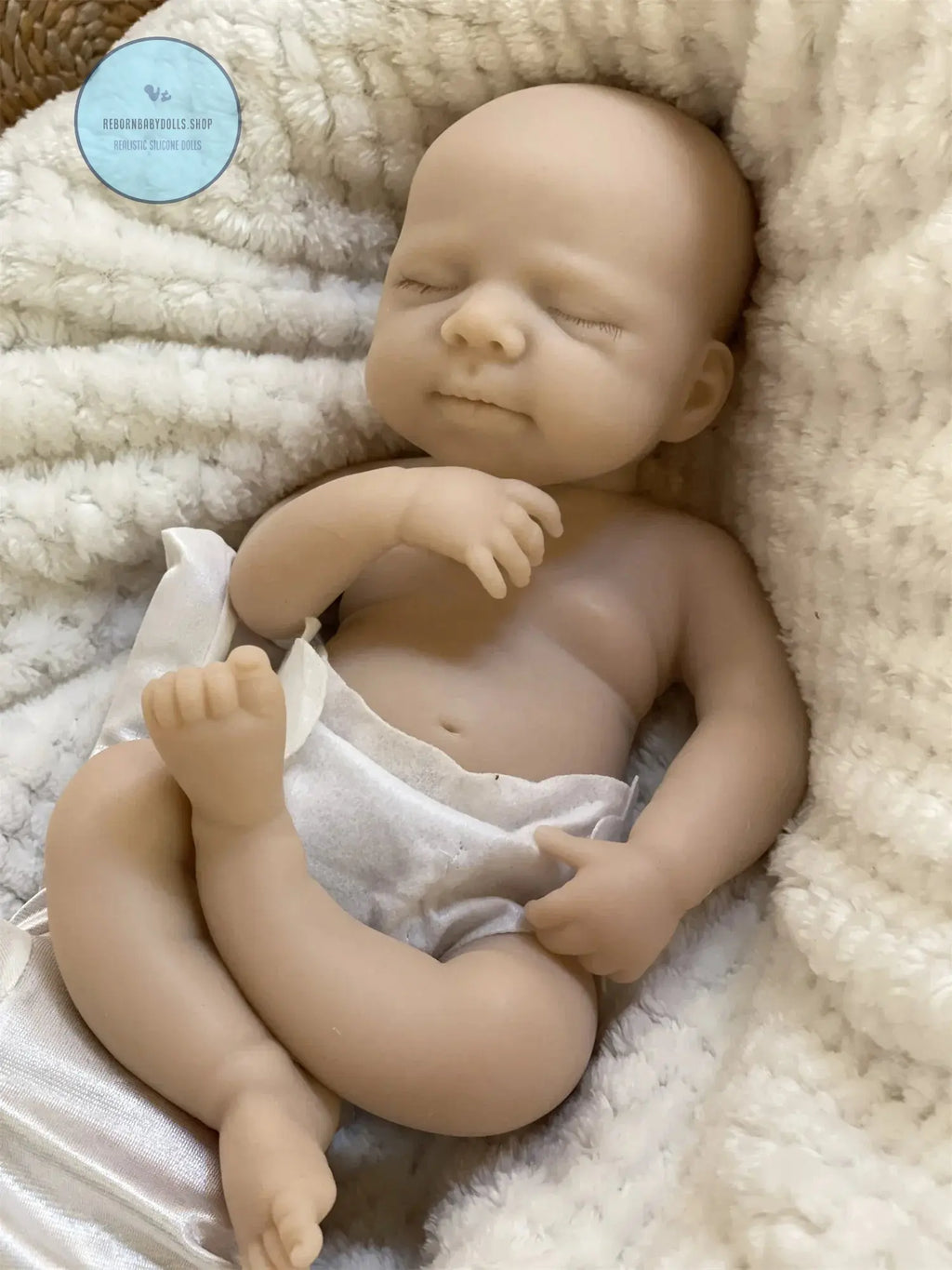 Image of Reborn Baby Dolls 2 Styles/Can Open Mouth 33Cm Unpainted Washable