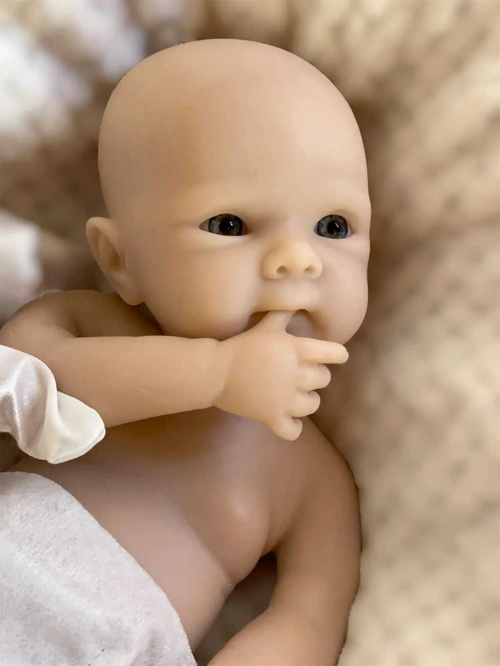 Image of Reborn Baby Dolls 2 Styles/Can Open Mouth 33Cm Unpainted Washable