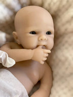 Image of Reborn Baby Dolls 2 Styles/Can Open Mouth 33Cm Unpainted Washable