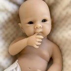 Image of Reborn Baby Dolls 2 Styles/Can Open Mouth 33Cm Unpainted Washable