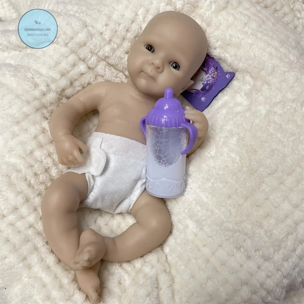Image of Reborn Baby Dolls 2 Styles/Can Open Mouth 33Cm Unpainted Washable