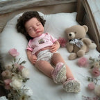 Image of Reborn Baby Dolls 20Inch Handmade Silicone Reborn Baby Girl Rooted