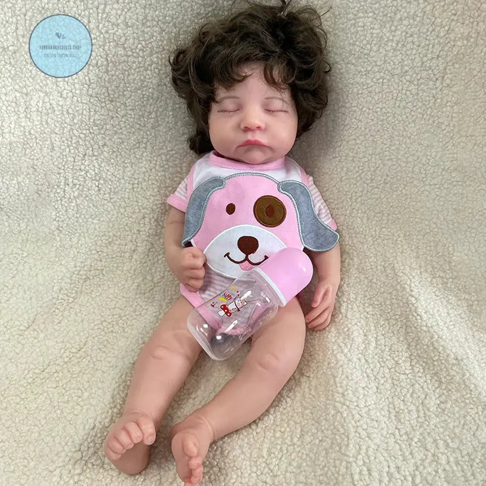 Image of Reborn Baby Dolls 20Inch Handmade Silicone Reborn Baby Girl Rooted