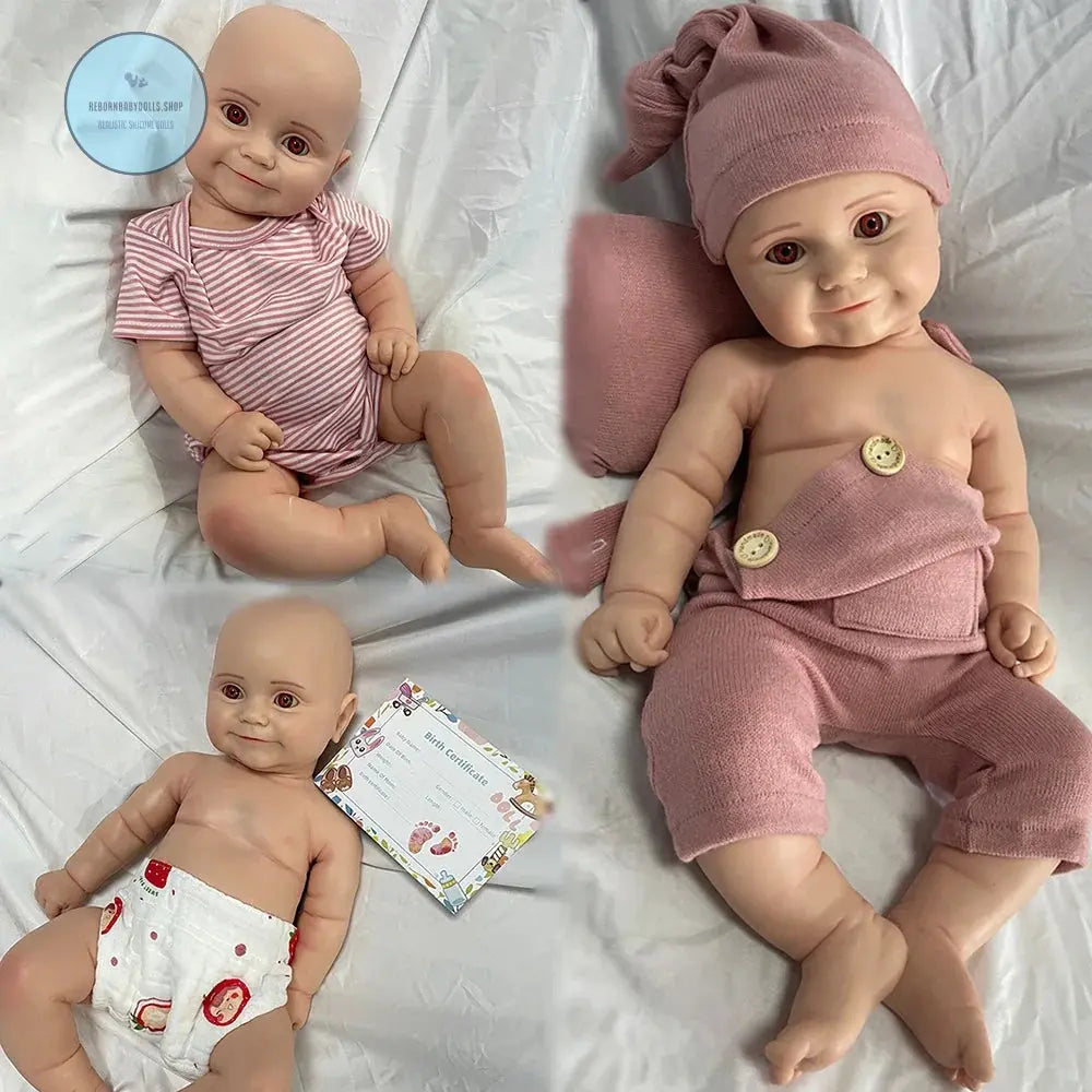 Image of Reborn Baby Dolls 20Inch Whole Silicone Reborn Cuddle Baby Girl 8.7Lb