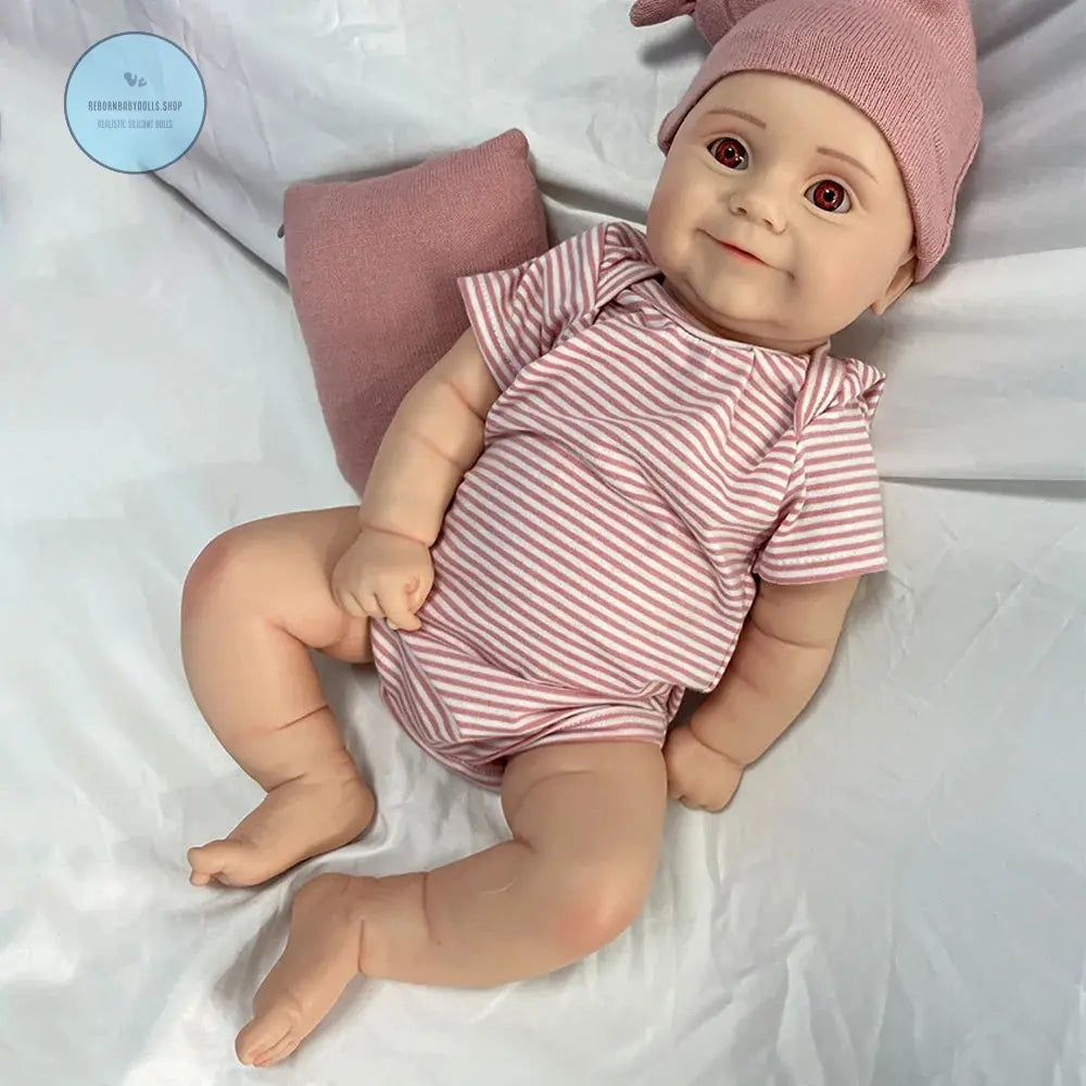 Image of Reborn Baby Dolls 20Inch Whole Silicone Reborn Cuddle Baby Girl 8.7Lb