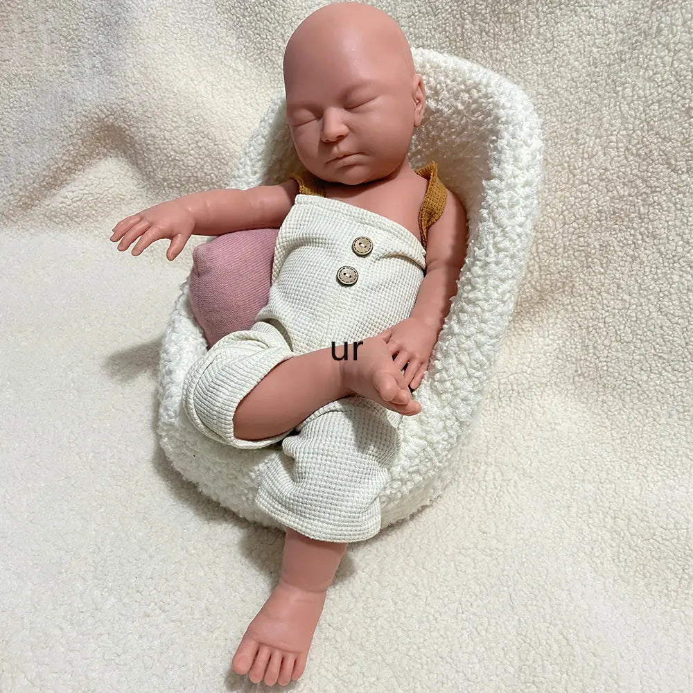 Image of Reborn Baby Dolls 22" Weighted Black Reborn Doll Soft Full Silicone