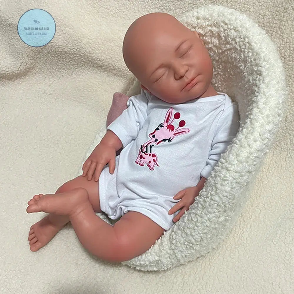 Image of Reborn Baby Dolls 22" Weighted Black Reborn Doll Soft Full Silicone