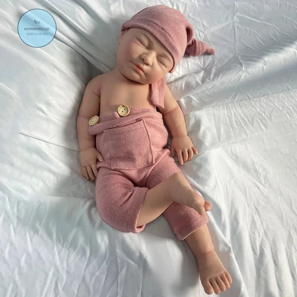 Image of Reborn Baby Dolls 22" Weighted Black Reborn Doll Soft Full Silicone