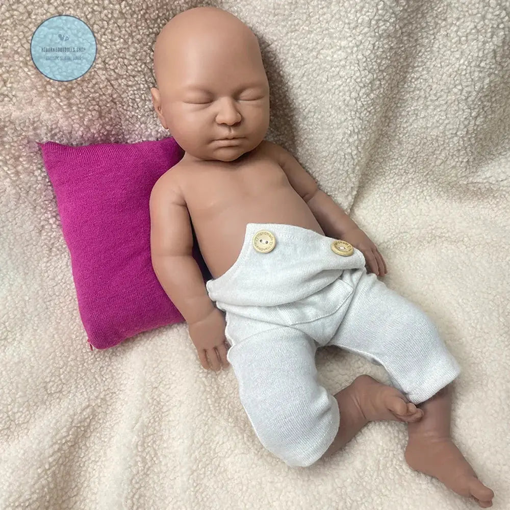Image of Reborn Baby Dolls 22" Weighted Black Reborn Doll Soft Full Silicone