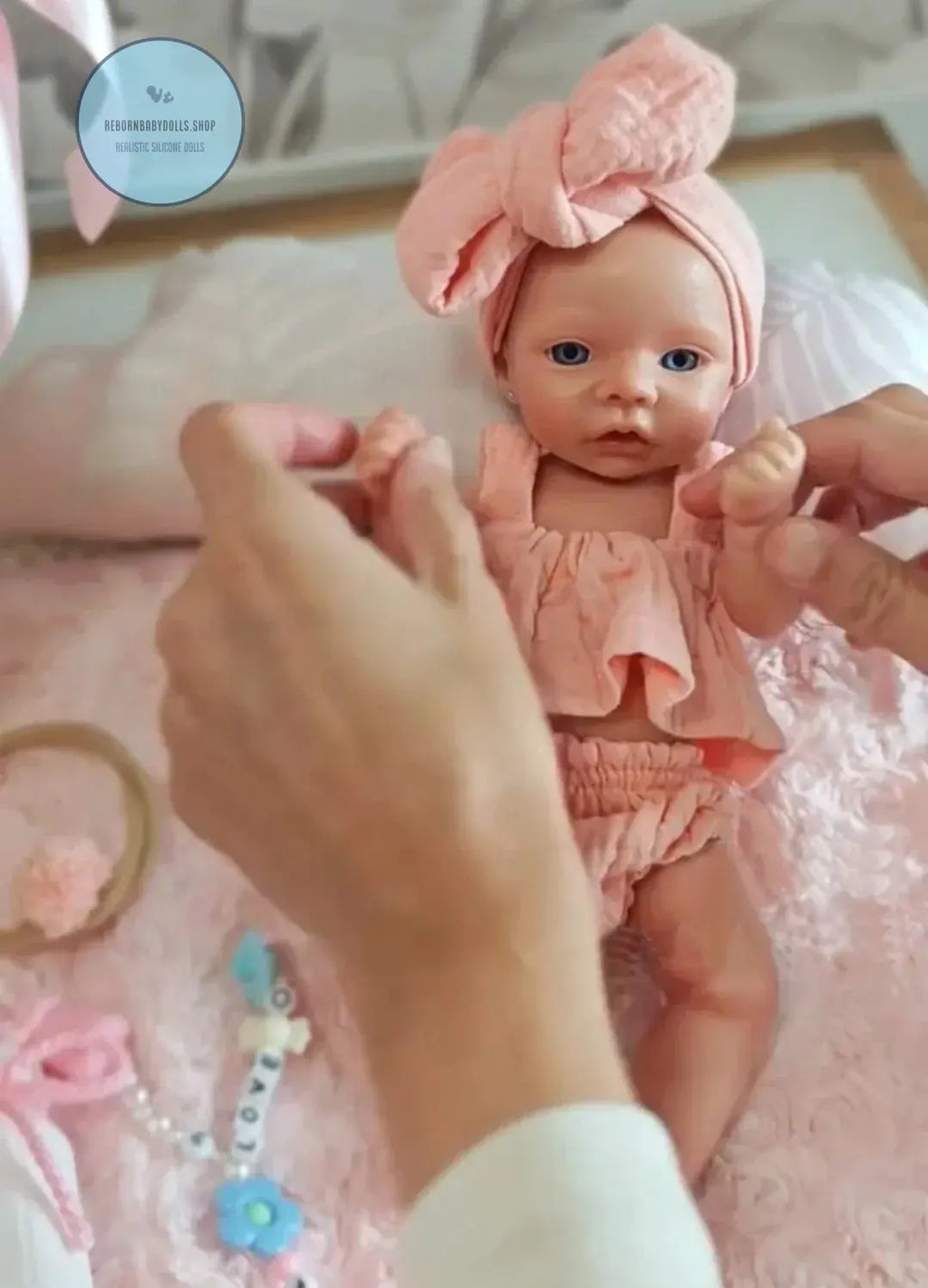Image of Reborn Baby Dolls 25Cm Silicone Girl Bebe Reborn Dolls Handmade