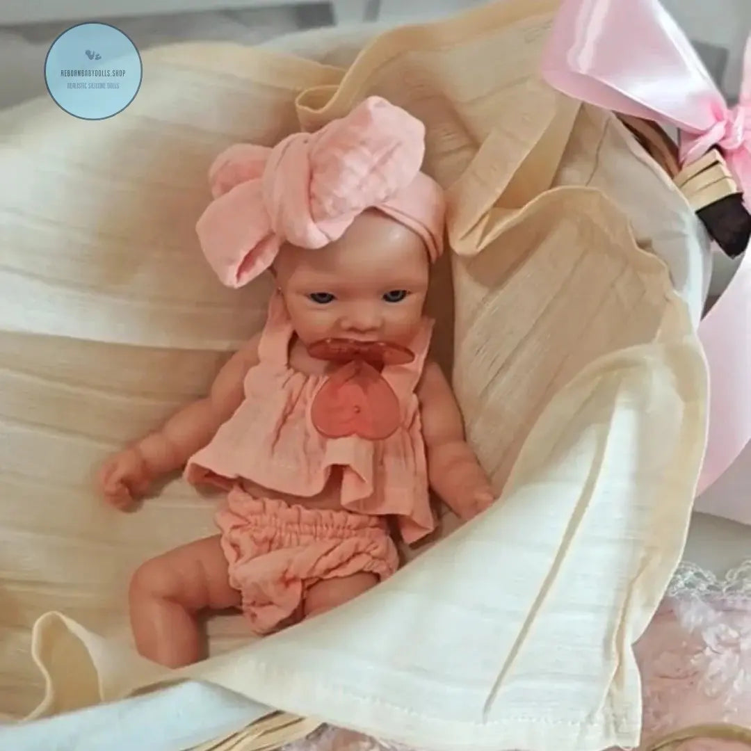 Image of Reborn Baby Dolls 25Cm Silicone Girl Bebe Reborn Dolls Handmade