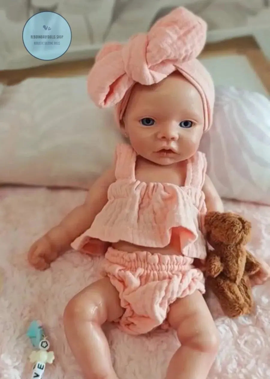 Image of Reborn Baby Dolls 25Cm Silicone Girl Bebe Reborn Dolls Handmade