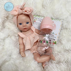 Image of Reborn Baby Dolls 25Cm Silicone Girl Bebe Reborn Dolls Handmade