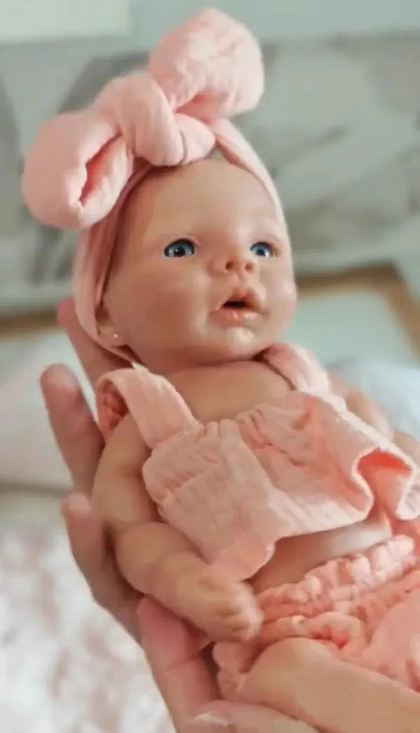 Image of Reborn Baby Dolls 25Cm Silicone Girl Bebe Reborn Dolls Handmade