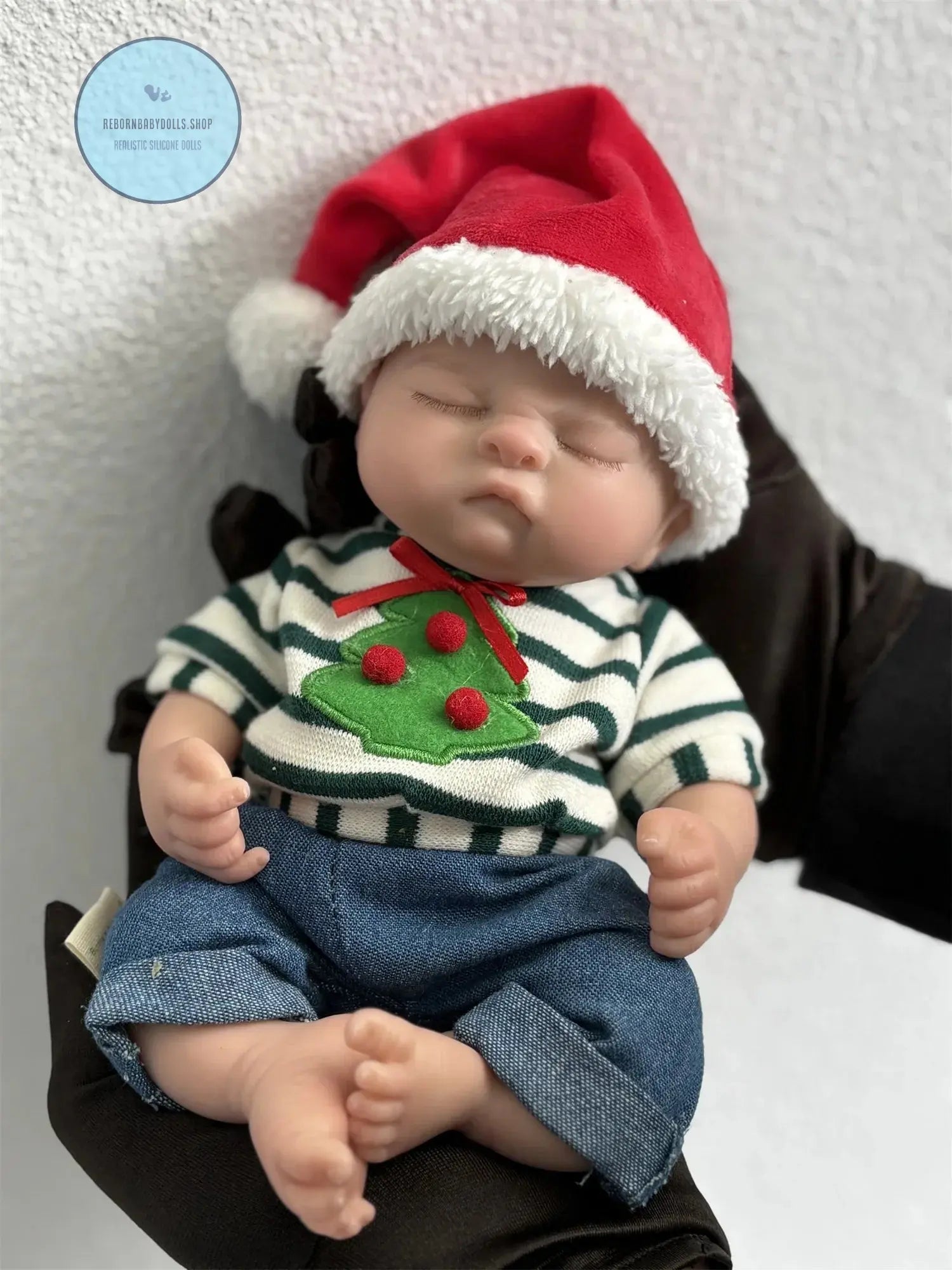 Image of Reborn Baby Dolls 28Cm Close Eyes Washable Full Body Silicone Reborn
