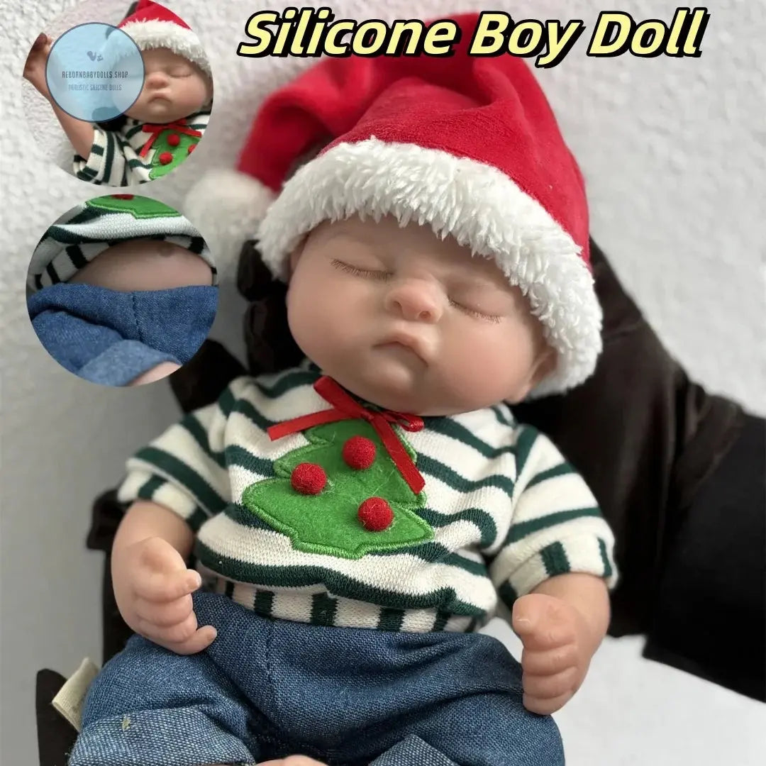 Image of Reborn Baby Dolls 28Cm Close Eyes Washable Full Body Silicone Reborn