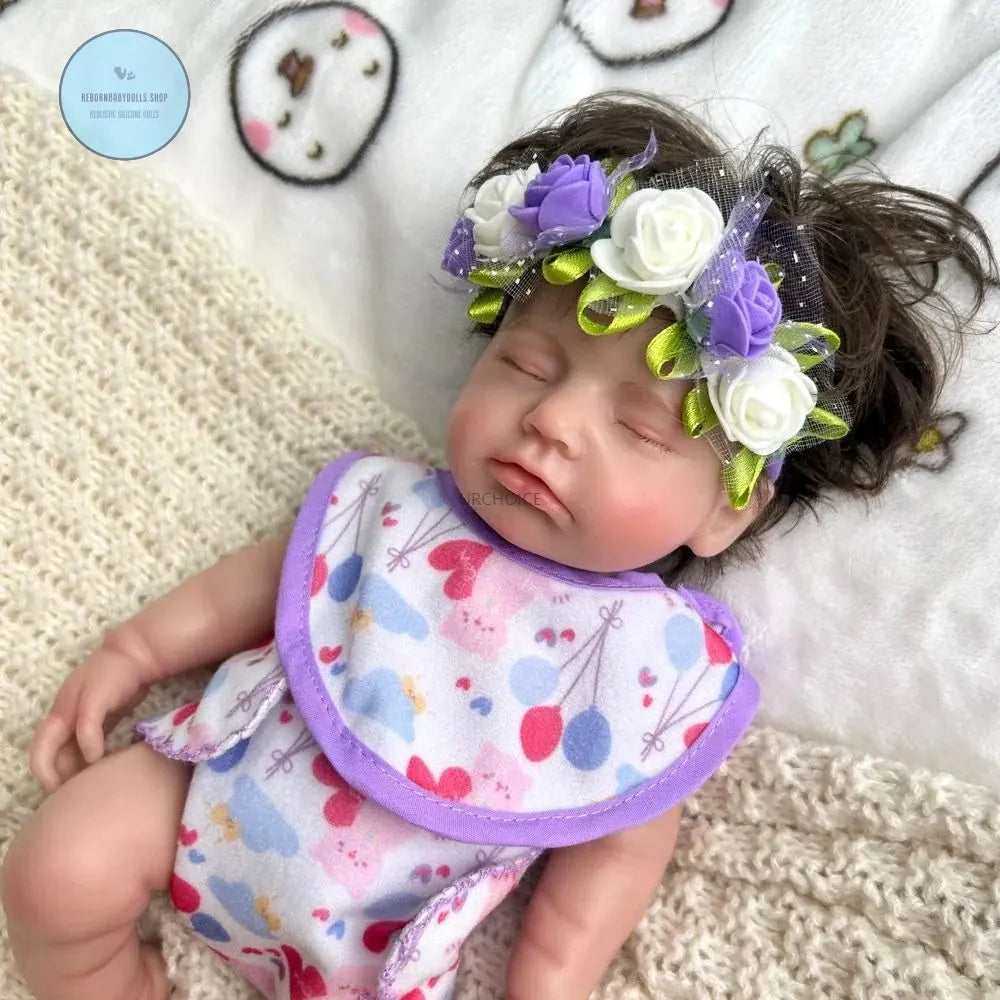 Image of Reborn Baby Dolls 30Cm Full Body Soft Silicone Reborn Baby Girl Doll