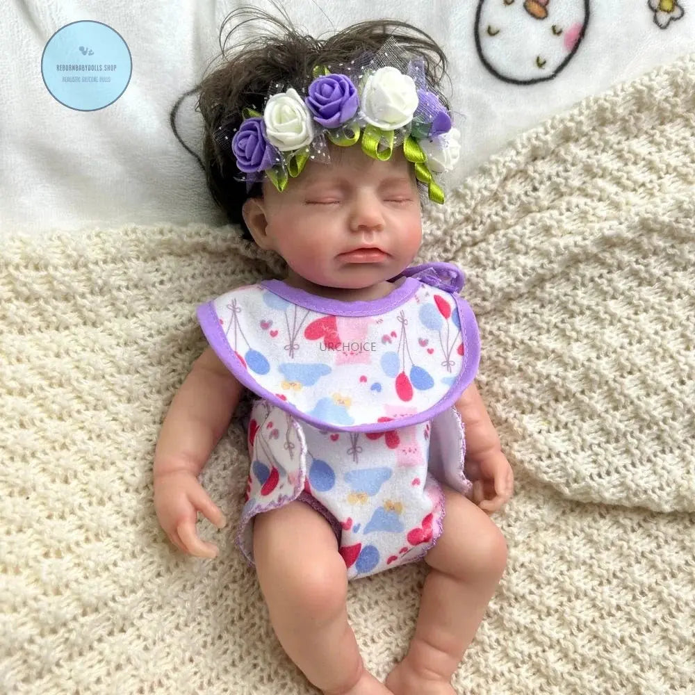 Image of Reborn Baby Dolls 30Cm Full Body Soft Silicone Reborn Baby Girl Doll