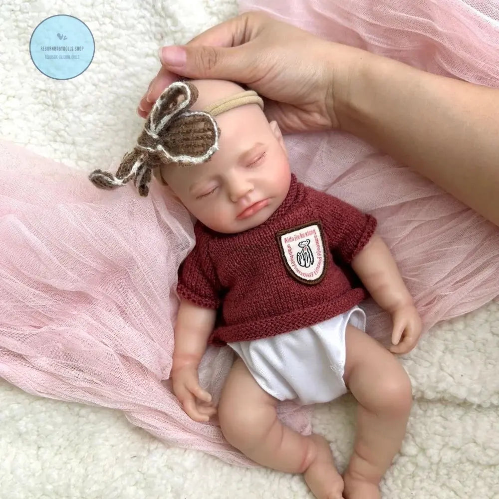 Image of Reborn Baby Dolls 30Cm Full Body Soft Silicone Reborn Baby Girl Doll