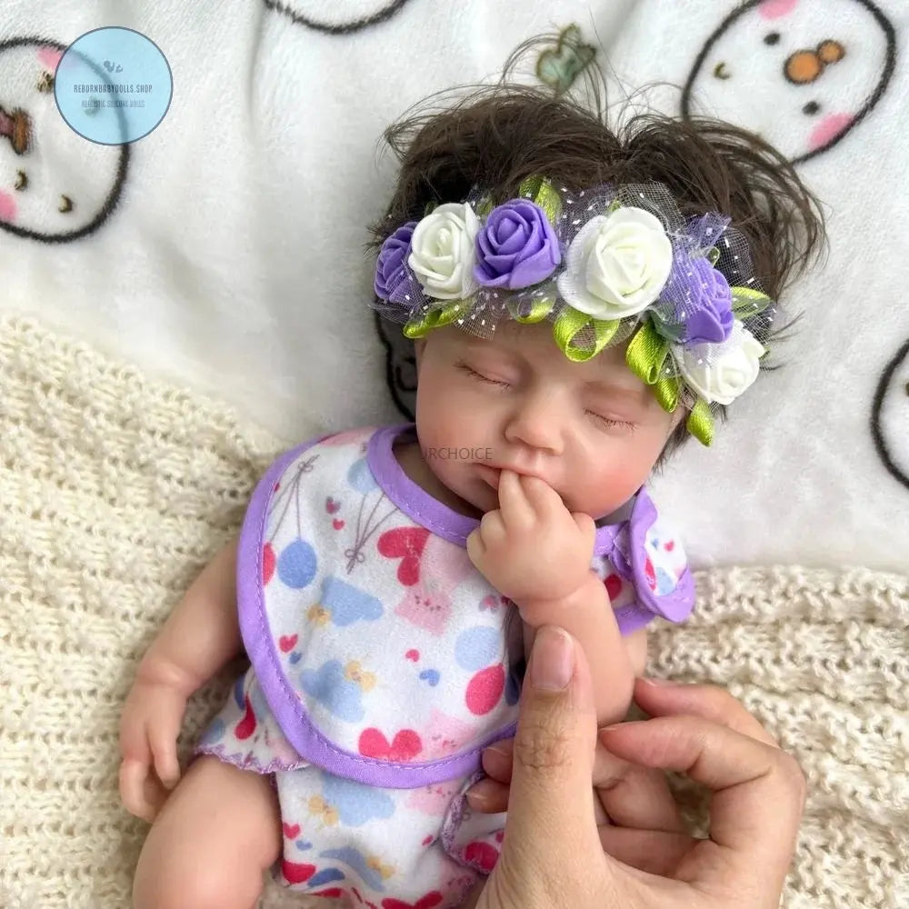 Image of Reborn Baby Dolls 30Cm Full Body Soft Silicone Reborn Baby Girl Doll