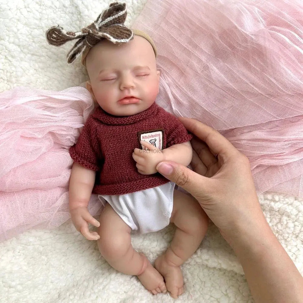 Image of Reborn Baby Dolls 30Cm Full Body Soft Silicone Reborn Baby Girl Doll