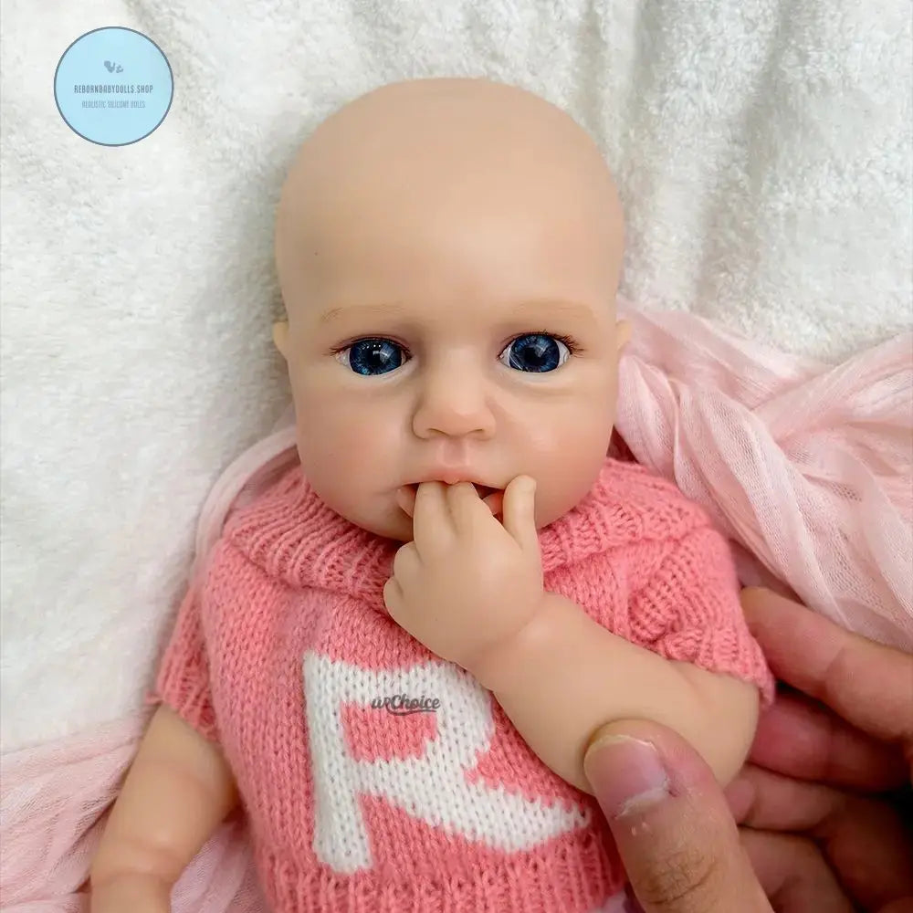 Image of Reborn Baby Dolls 30Cm Washable Can Open Mouth Baby Girl Solid