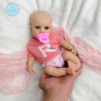 Image of Reborn Baby Dolls 30Cm Washable Can Open Mouth Baby Girl Solid