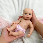 Image of Reborn Baby Dolls 30Cm Washable Can Open Mouth Baby Girl Solid
