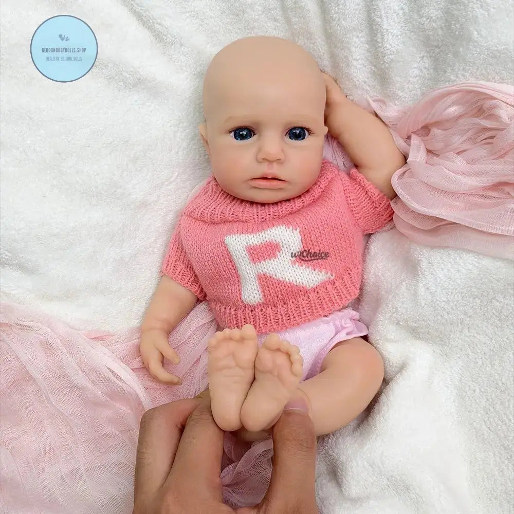 Image of Reborn Baby Dolls 30Cm Washable Can Open Mouth Baby Girl Solid