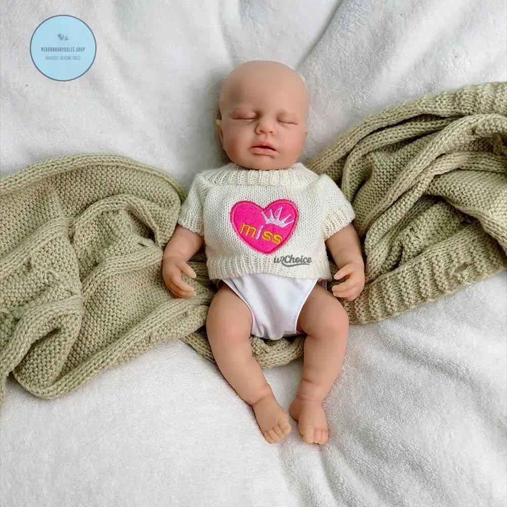 Image of Reborn Baby Dolls 30Cm Washable Can Open Mouth Baby Girl Solid