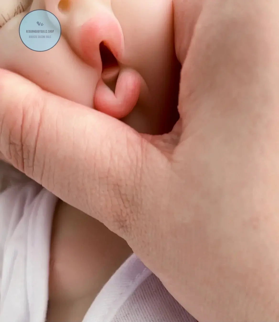 Image of Reborn Baby Dolls 33Cm Can Open Mouth Full Body Solid Silicone Loulou
