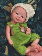 Image of Reborn Baby Dolls 33Cm Open Mouth Whole Body Silicone Bebe Reborn Boy