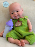 Image of Reborn Baby Dolls 33Cm Open Mouth Whole Body Silicone Bebe Reborn Boy