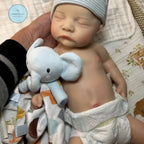 Image of Reborn Baby Dolls 40Cm Open Mouth Reborn Dolls Painted Silicone Boy