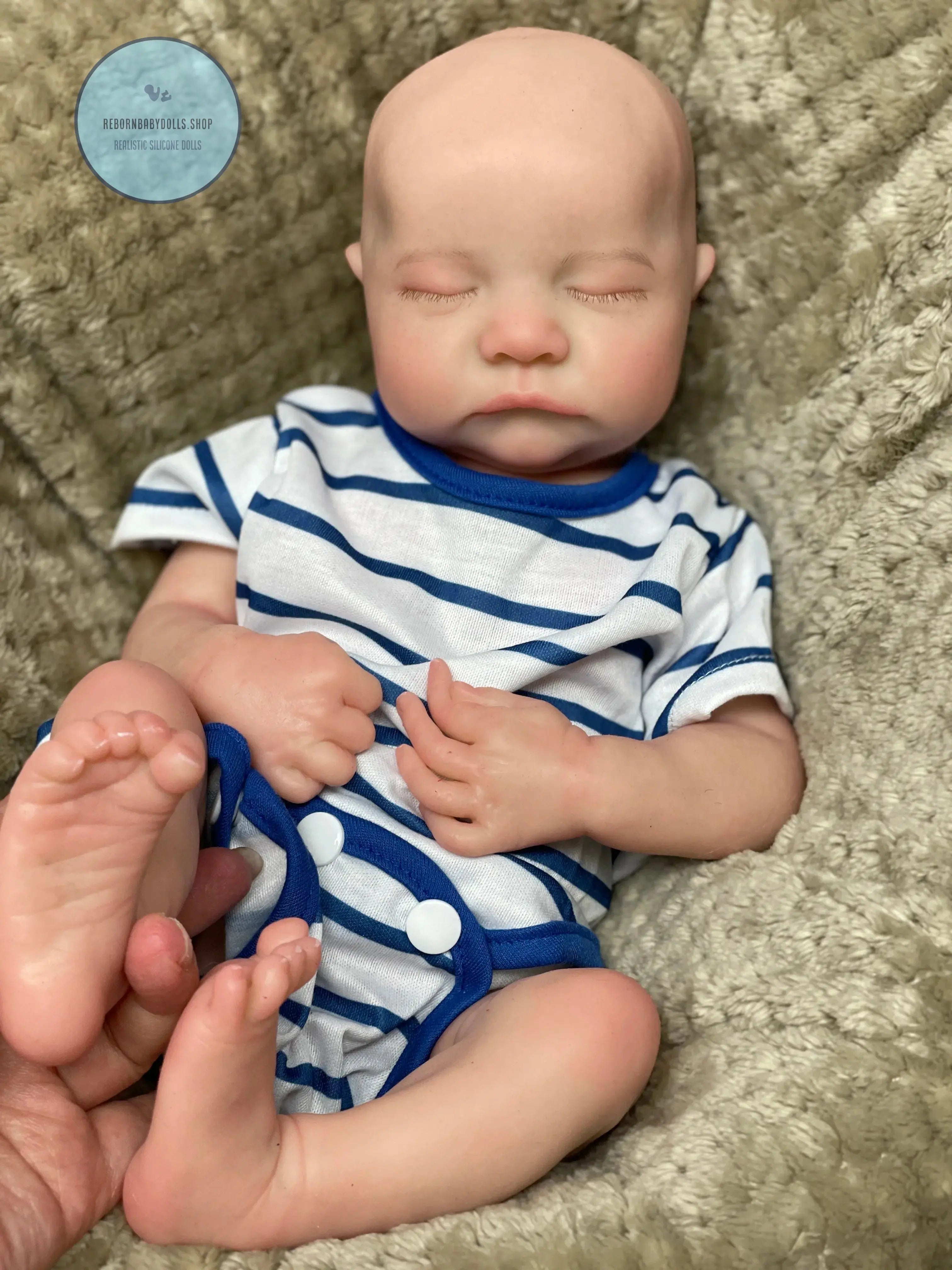 Image of Reborn Baby Dolls 40Cm Open Mouth Reborn Dolls Painted/Unpainted