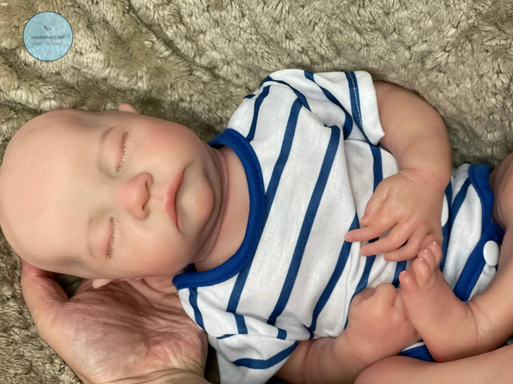 Image of Reborn Baby Dolls 40Cm Open Mouth Reborn Dolls Painted/Unpainted