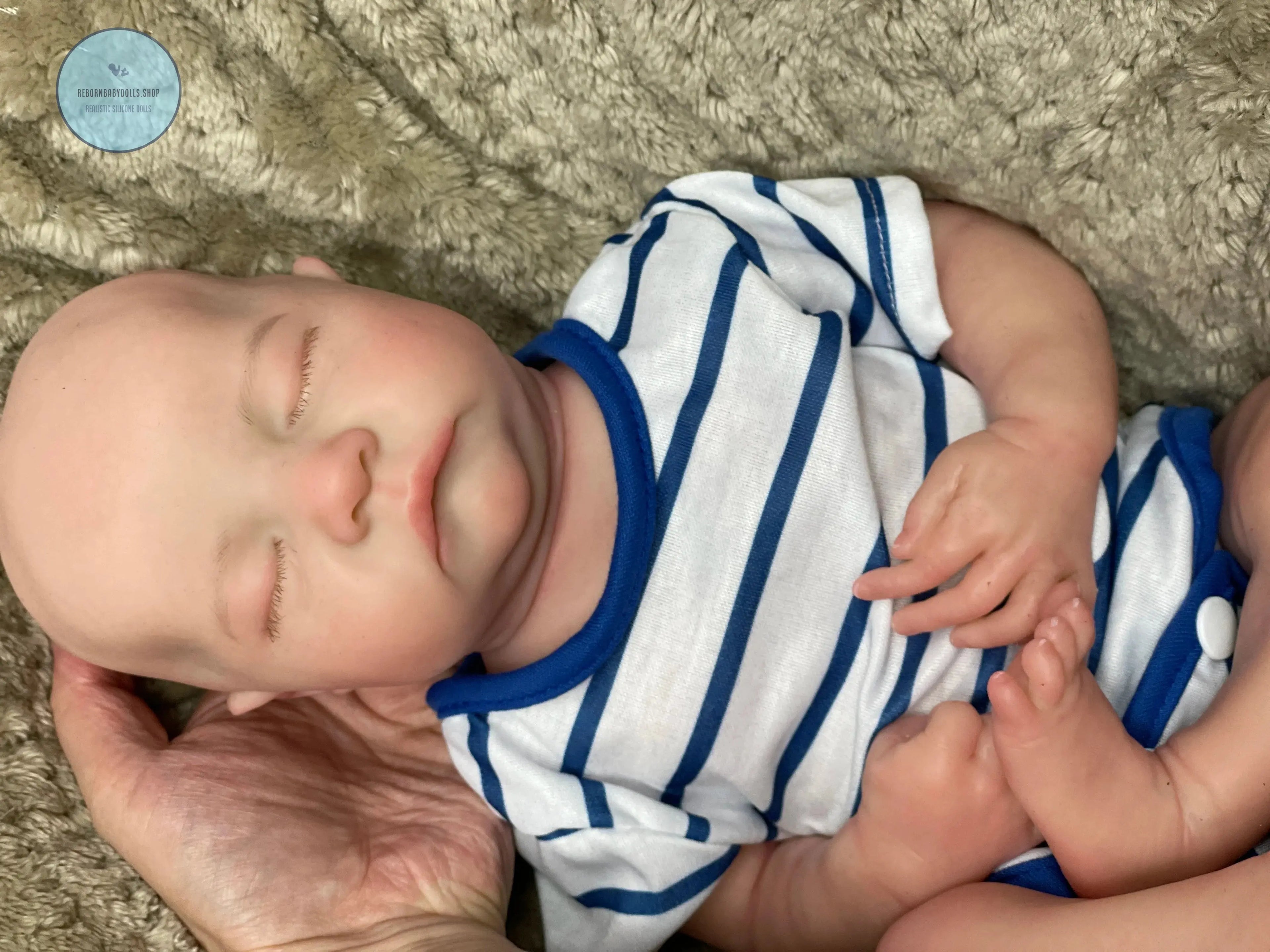 Image of Reborn Baby Dolls 40Cm Open Mouth Reborn Dolls Painted/Unpainted