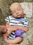 Image of Reborn Baby Dolls 40Cm Open Mouth Reborn Dolls Painted/Unpainted
