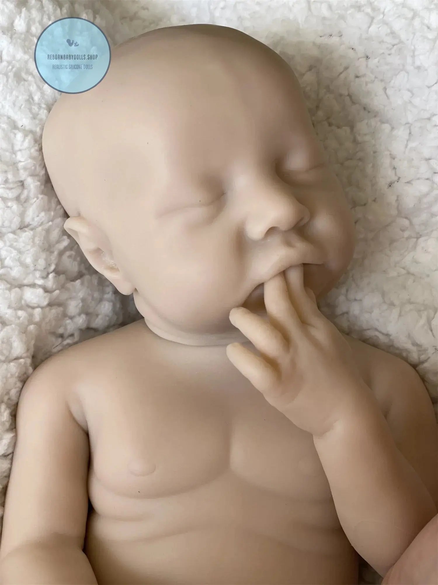 Image of Reborn Baby Dolls 40Cm Open Mouth Reborn Dolls Painted/Unpainted