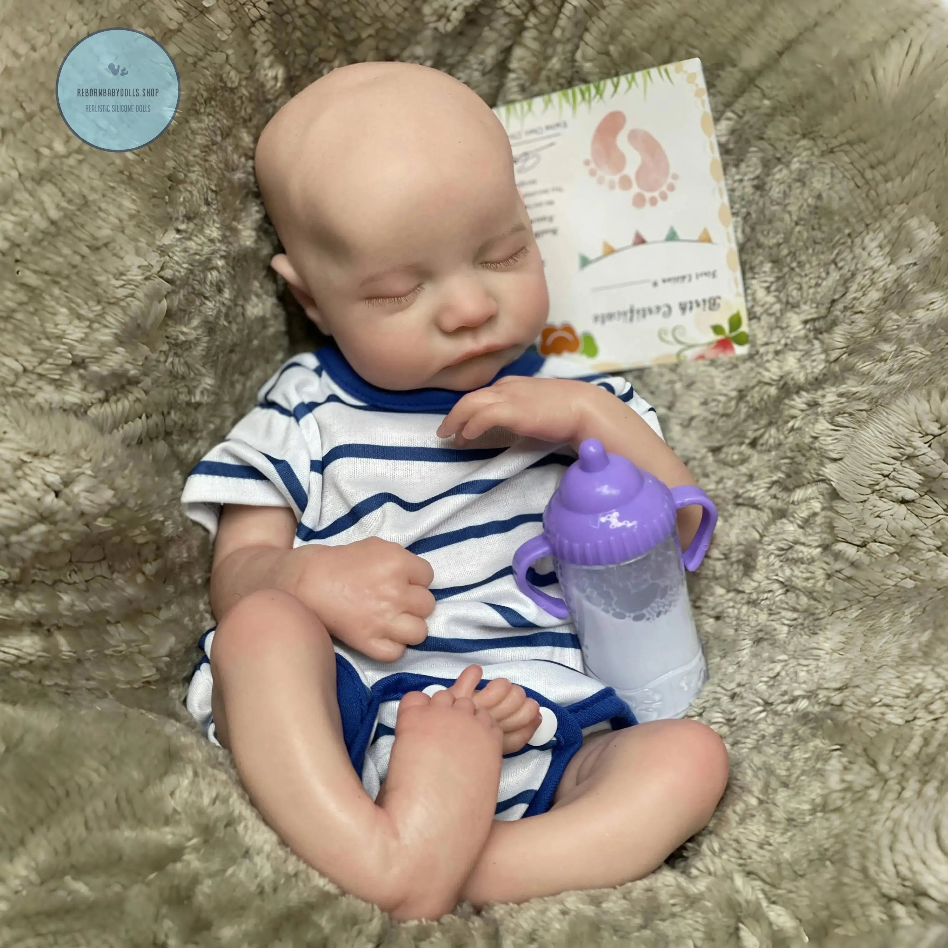 Image of Reborn Baby Dolls 40Cm Open Mouth Reborn Dolls Painted/Unpainted